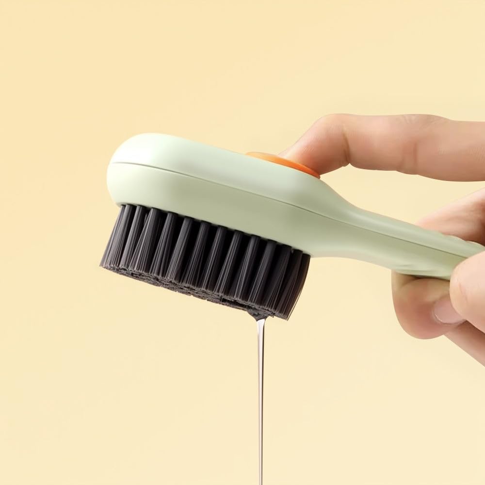 Liquid Shoe Brush for Men Women | Multipurpose Boot, Sneaker Leather Shoes Cleaner | Adding Liquid Filled Soft Stiff Br...