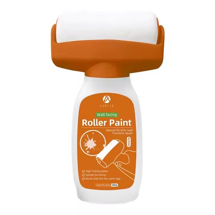 Wall Patch and Paint Roller / 2-in-1 Drywall Repair Tool for Cracks and Holes/Quick Paint Touch-Up Kit for Home Use
