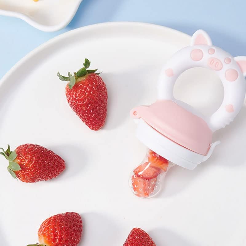 Silicone Baby Pacifier (1pc Feeder+2pcs +PP Box) Size 10.86.5cm Weight: 28g (Blue)