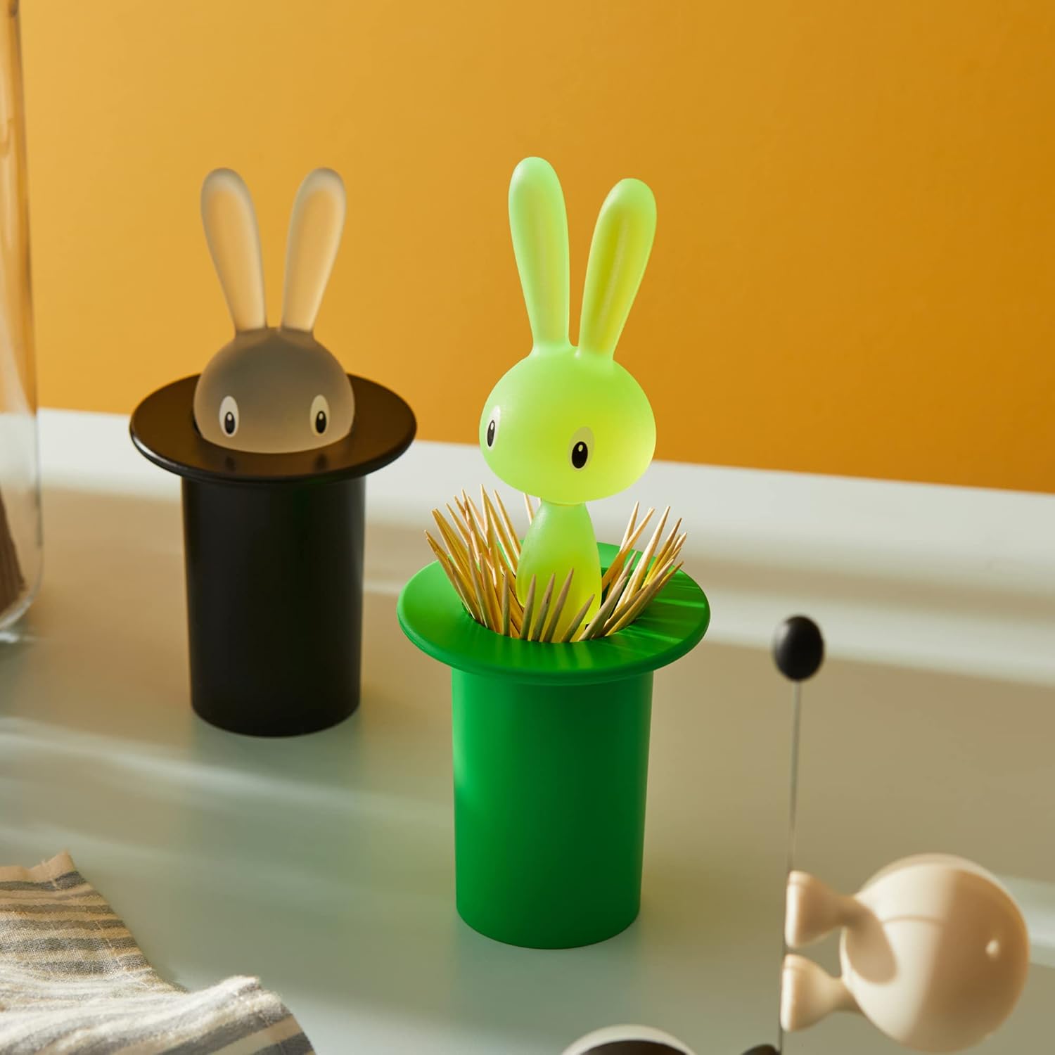 Magic Bunny Toothpick Holder, Green