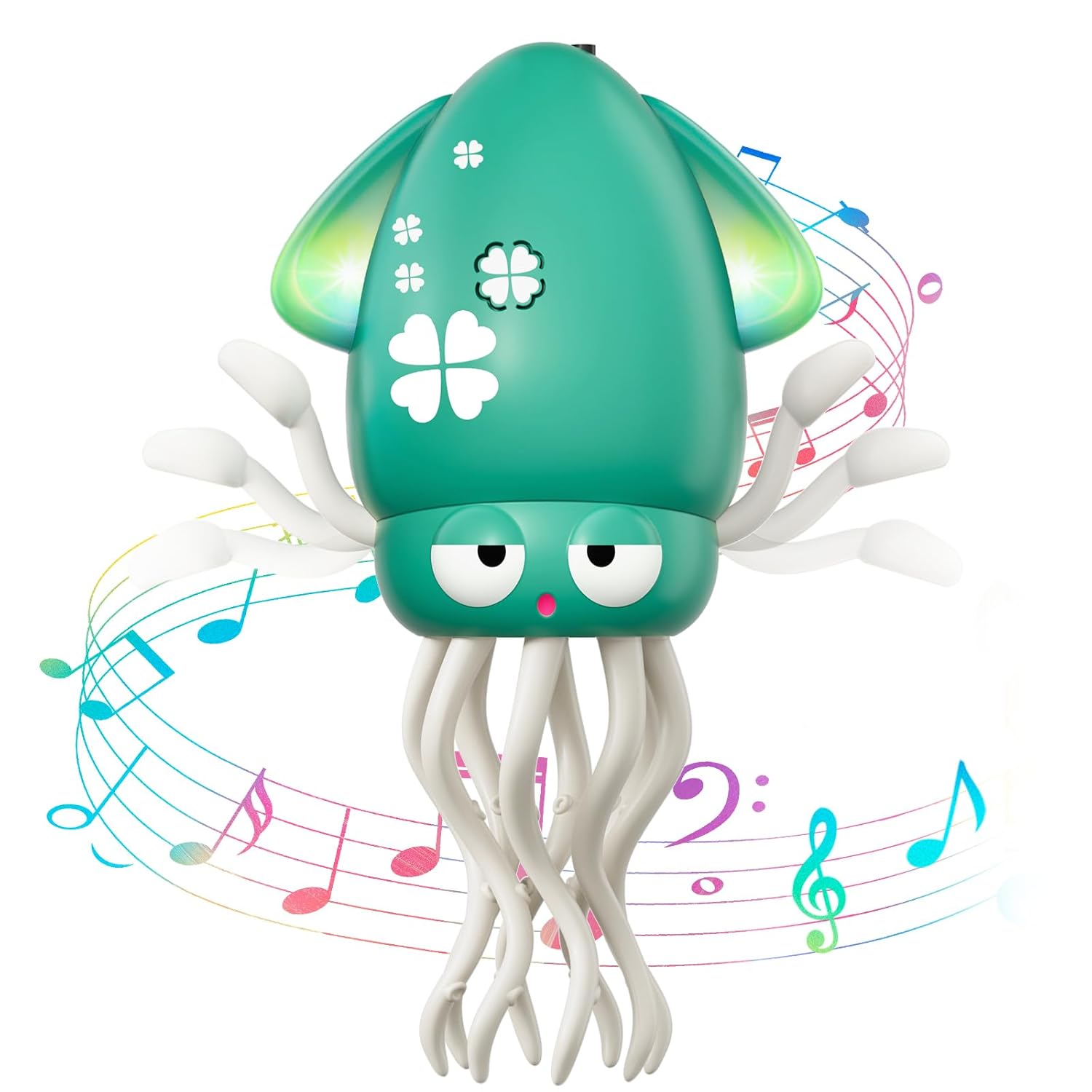 Electric Magic Dancing Octopus Toy, 2025 New Automatic Obstacle Crawling Octopus with LED Music for Kids Gifts, Interacti...
