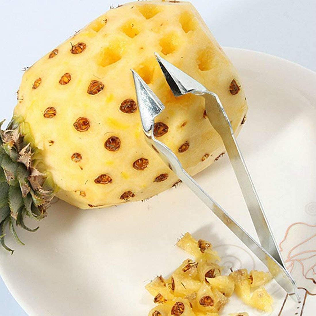 Stainless Steel Practical Seed Remover Pineapple Eye Peeler Corers