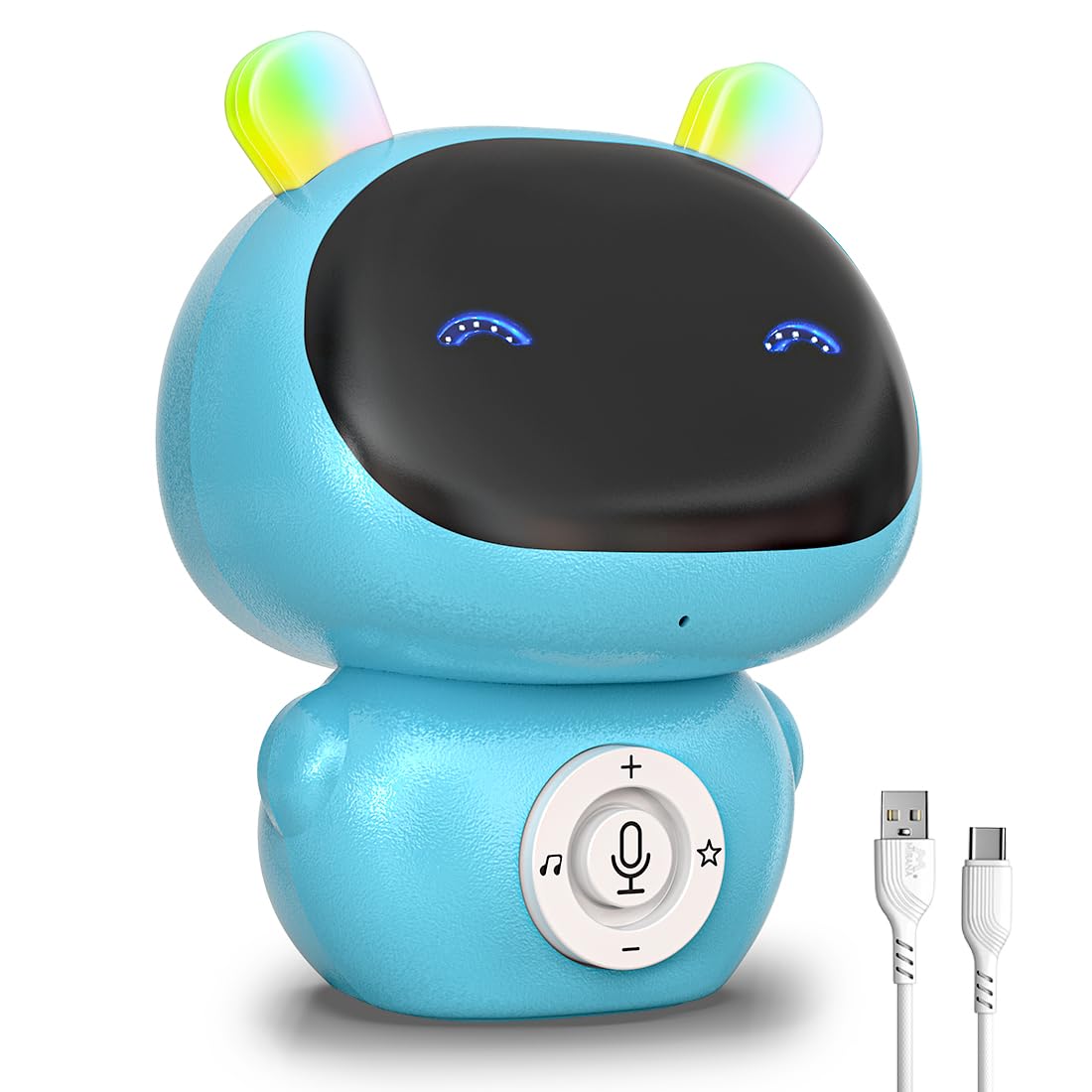Mr. Robot | Smart Interactive Talkback Toy for Kids | USB Rechargeable Type-C | in-Built Music | Best Gift for Boys Girls...