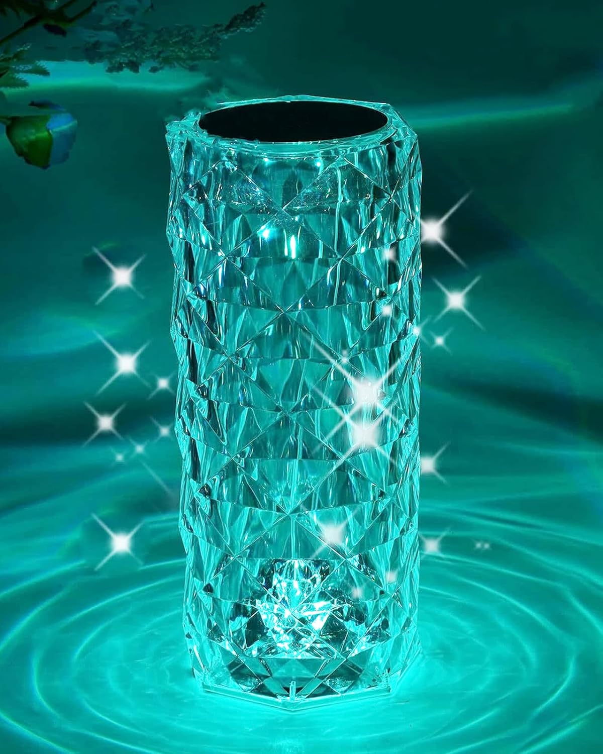 Crystal Lamp, 16 Colors Crystal Diamond Table Lamp, Light Lamps, Lamps for Home Decoration, Touch Lamp, Home Decor Items, ...